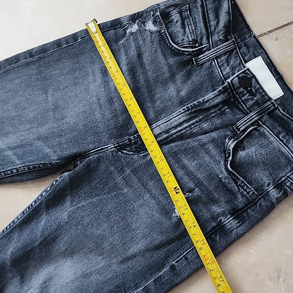 MOTHER  Distressed High Waisted Rider Ankle Jeans Size 25 - Picture 10 of 15